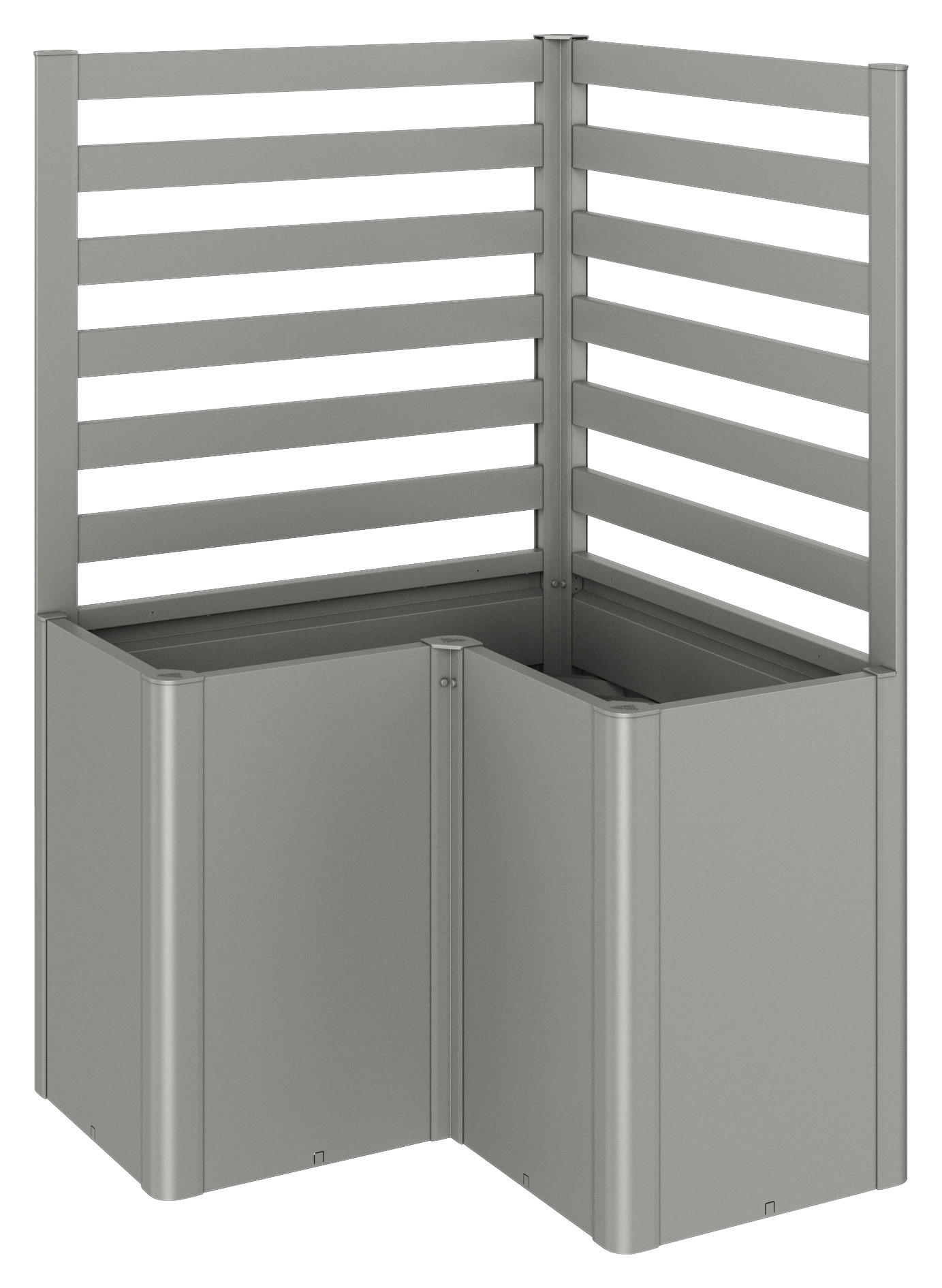 RANKGITTER ohne Hochbeet  - Grau, Basics, Metall (102/91/102cm) - Biohort