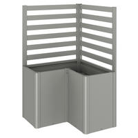 RANKGITTER ohne Hochbeet  - Grau, Basics, Metall (102/91/102cm) - Biohort