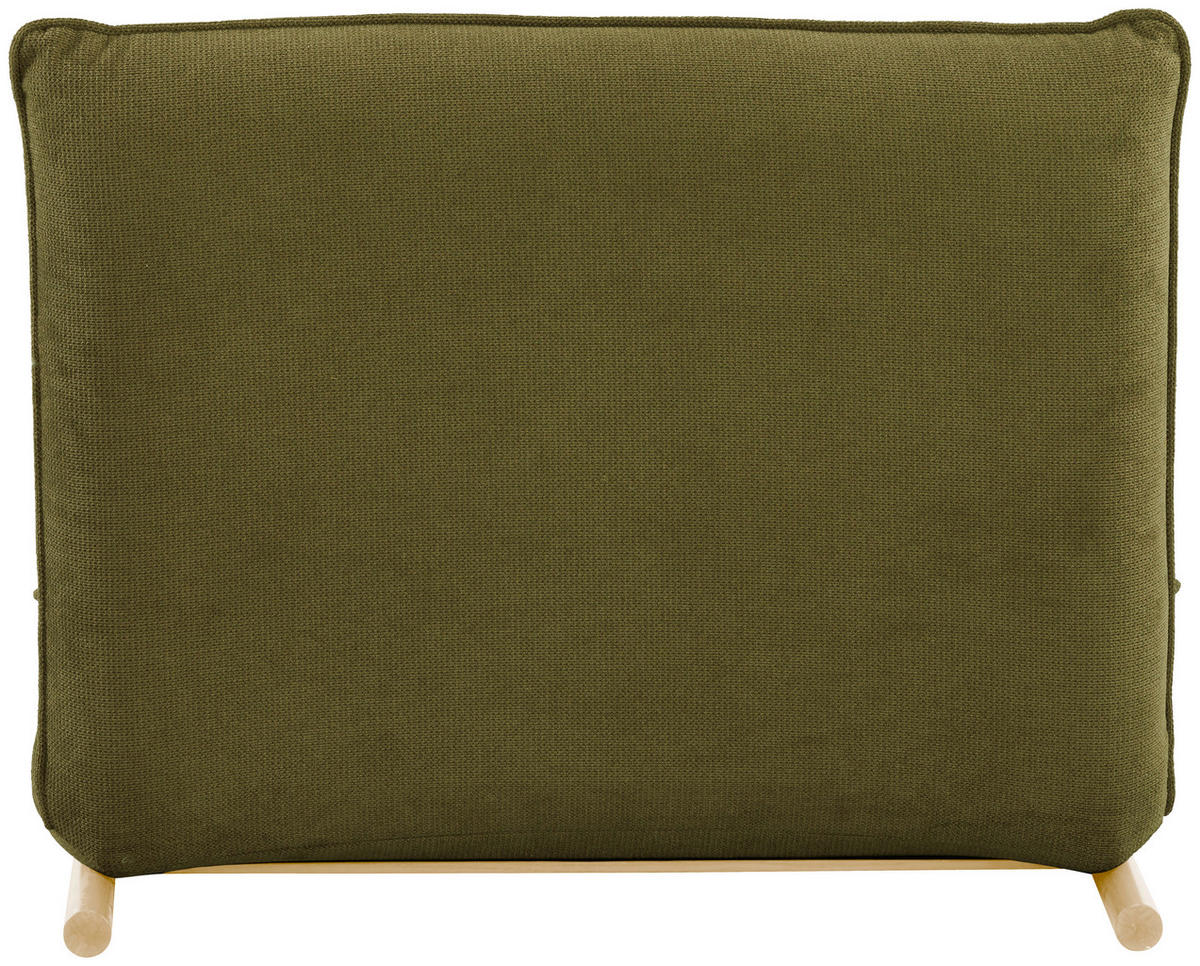 SESSEL in Samt Grün, Nussbaumfarben  - Nussbaumfarben/Grün, Design, Textil/Metall (93/97/80cm) - MID.YOU