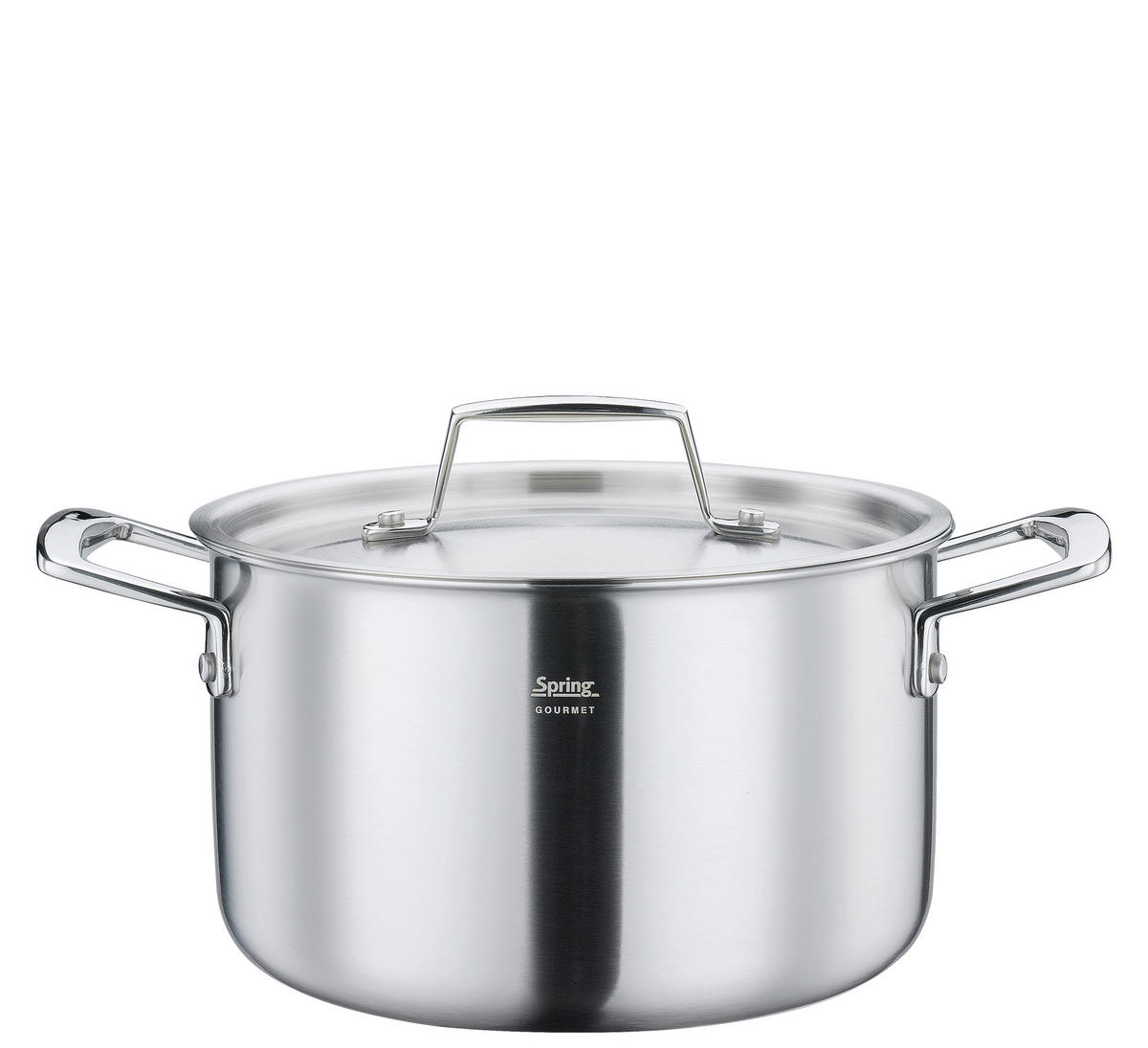 KOCHTOPFSET GOURMET  - Silberfarben, Basics, Metall - Spring