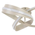 LED-DECKENLEUCHTE Orilo 52/22 cm  - Sandfarben, Design, Kunststoff/Metall (52/22cm) - Novel