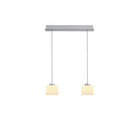 LED-HÄNGELEUCHTE 63/5/105 cm  - Alufarben, Design, Metall (63/5/105cm) - Hell