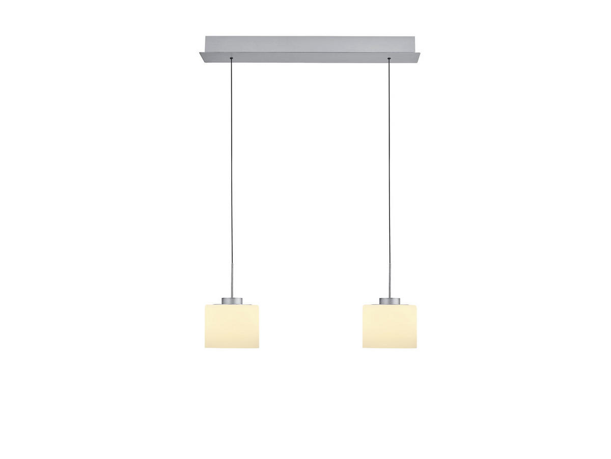 LED-HÄNGELEUCHTE 63/5/105 cm  - Alufarben, Design, Metall (63/5/105cm) - Hell