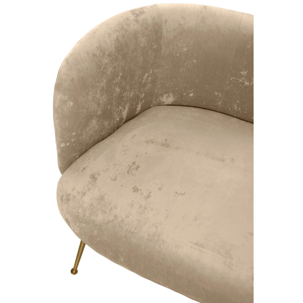Thumbnail - Mid.you 2-Sitzer-Sofa, Beige, Textil, 126x77x70 cm, Made in EU, Wohnzimmer, Sofas & Couches, Sofas, 2-Sitzer Sofas