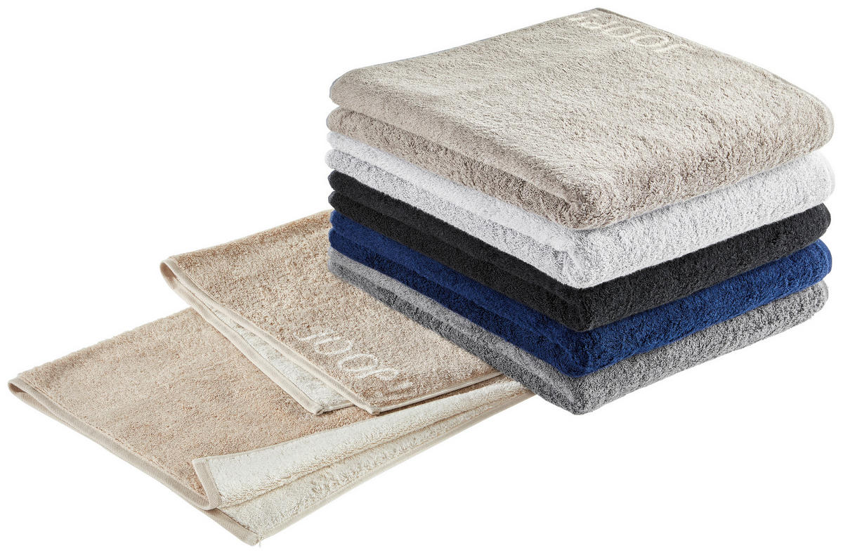 DUSCHTUCH CLASSIC DOUBLEFACE 80/150 cm  - Sandfarben, Design, Textil (80/150cm) - Joop!