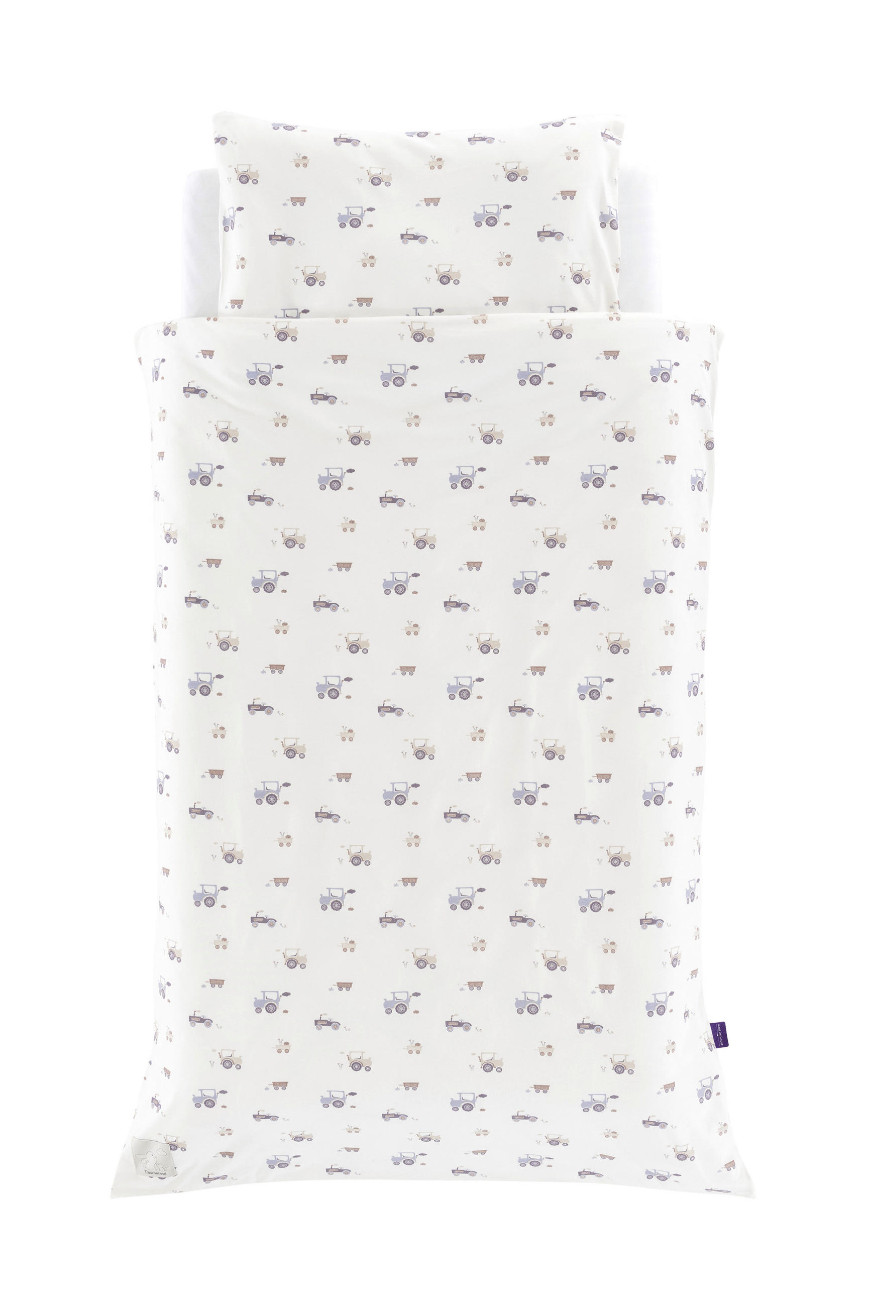 KINDERBETTWÄSCHE 100/135 cm  - Blau, Basics, Textil (100/135cm) - Träumeland