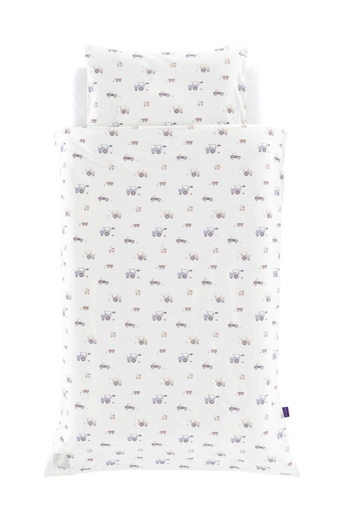 KINDERBETTWÄSCHE 100/135 cm  - Blau, Basics, Textil (100/135cm) - Träumeland