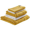 FROTTIERSET SW-Sense Creme, Gelb, Weiß 5-teilig  - Gelb/Creme, Basics, Textil (70x140/50x100cm) - Schöner Wohnen