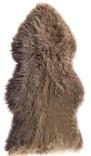 SCHAFFELL 60/90 cm Braun Tierform  - Braun, Natur, Fell (60/90cm) - Linea Natura