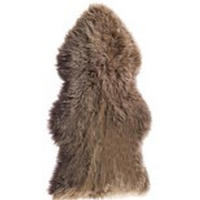 SCHAFFELL 60/90 cm Braun Tierform  - Braun, Natur, Fell (60/90cm) - Linea Natura