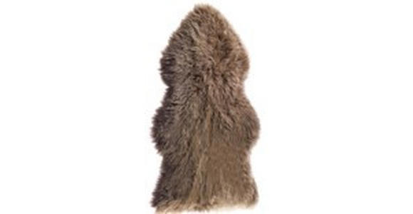 SCHAFFELL 60/90 cm Braun Tierform  - Braun, Natur, Fell (60/90cm) - Linea Natura
