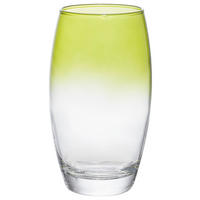 LONGDRINKGLAS 510 ml  - Klar/Grün, Trend, Glas (6,6cm) - Homeware