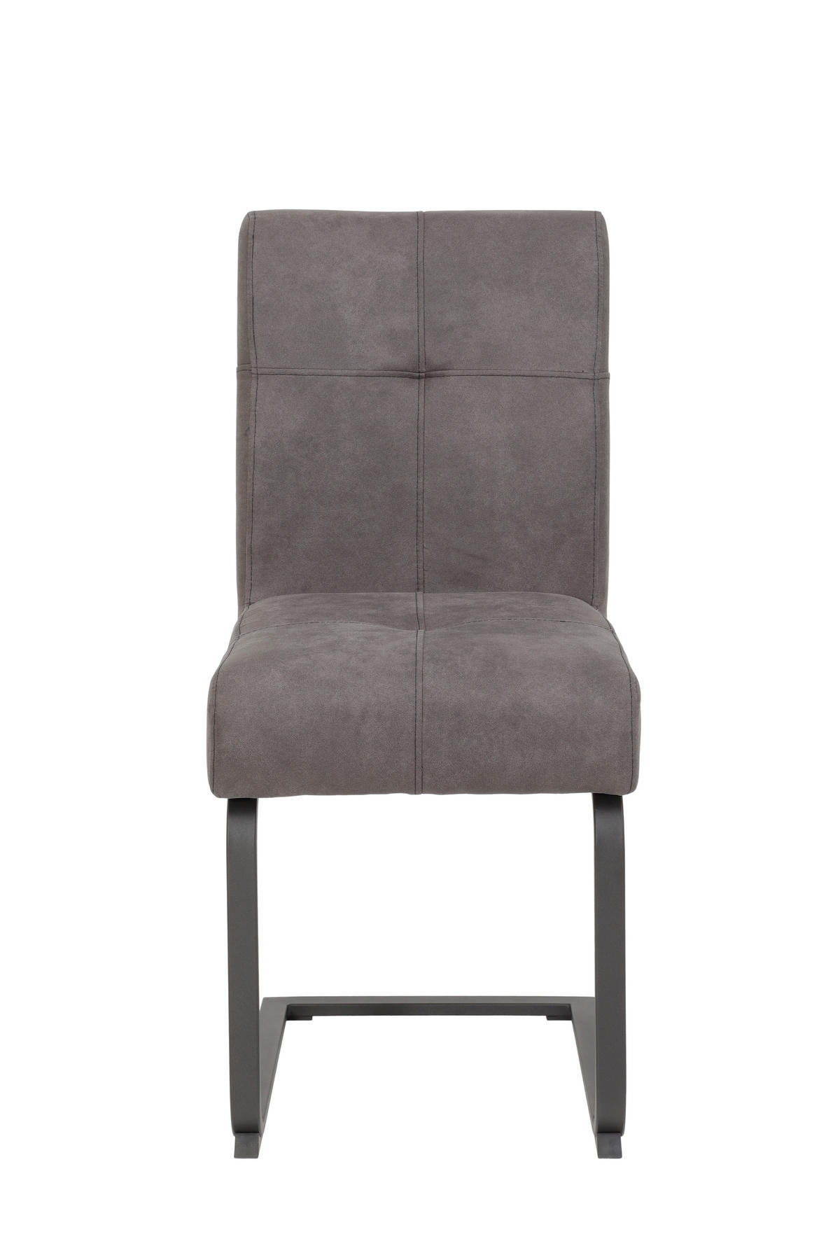 TISCHGRUPPE in Metall, Textil, Holzwerkstoff Anthrazit, Alteiche  - Alteiche/Anthrazit, MODERN, Holzwerkstoff/Textil (120 - 160/76/80cm) - MID.YOU