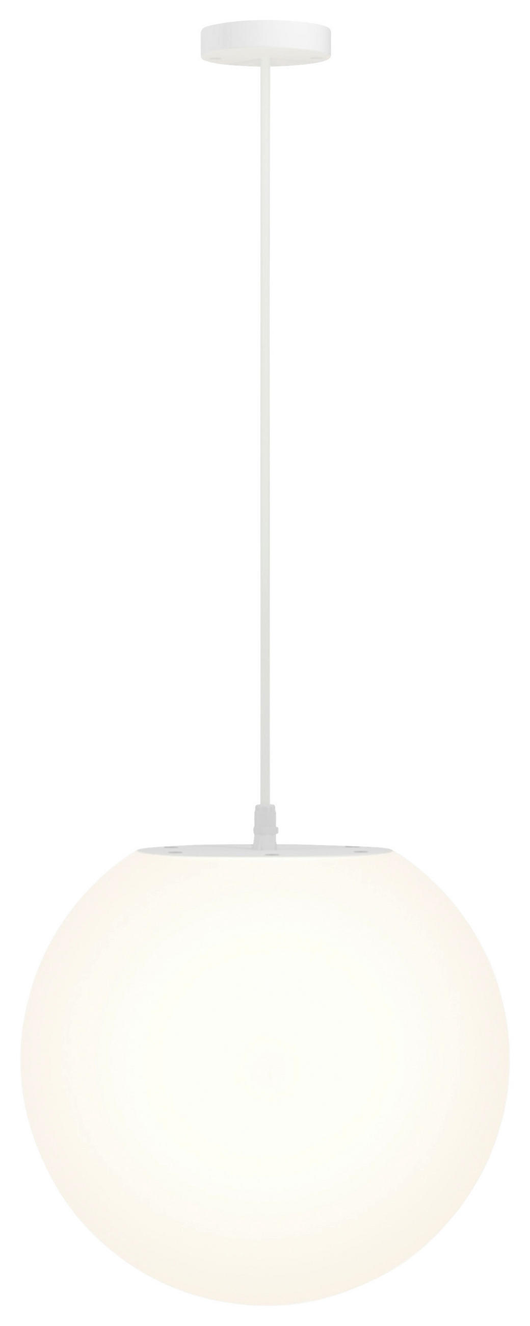 ZUNANJA SVETILKA        30/36 cm       - bela, Basics, kovina/umetna masa (30/36cm) - MAYTONI