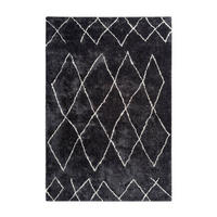 KOBEREC S VYSOKÝM VLASEM, 80/150 cm, antracitová - antracitová, Design, textil (80/150cm)