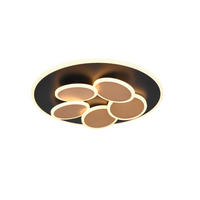 LED-DECKENLEUCHTE 49/7.5 cm   - Goldfarben/Schwarz, Design, Metall (49/7.5cm) - Trio Leuchten