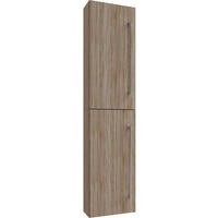 HOCHSCHRANK 33/150/22 cm  - Sonoma Eiche, Basics, Holzwerkstoff/Metall (33/150/22cm) - MID.YOU