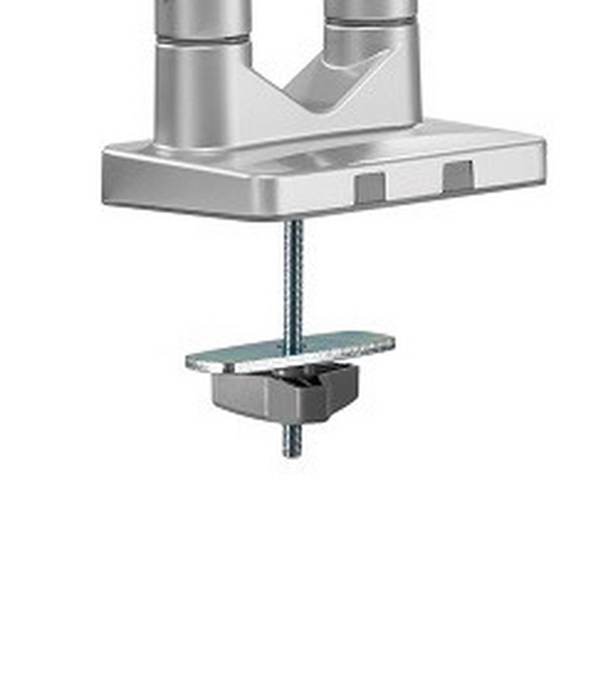 MONITOR-HALTERUNG Metall, Kunststoff Grau, Weiß  - Weiß/Grau, Design, Kunststoff/Metall (110/69,7/11,6cm) - Boxxx