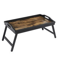 LAPTOPTISCH 50/30/26 cm  in Braun, Schwarz  - Schwarz/Braun, Basics, Holz/Holzwerkstoff (50/30/26cm) - Boxxx
