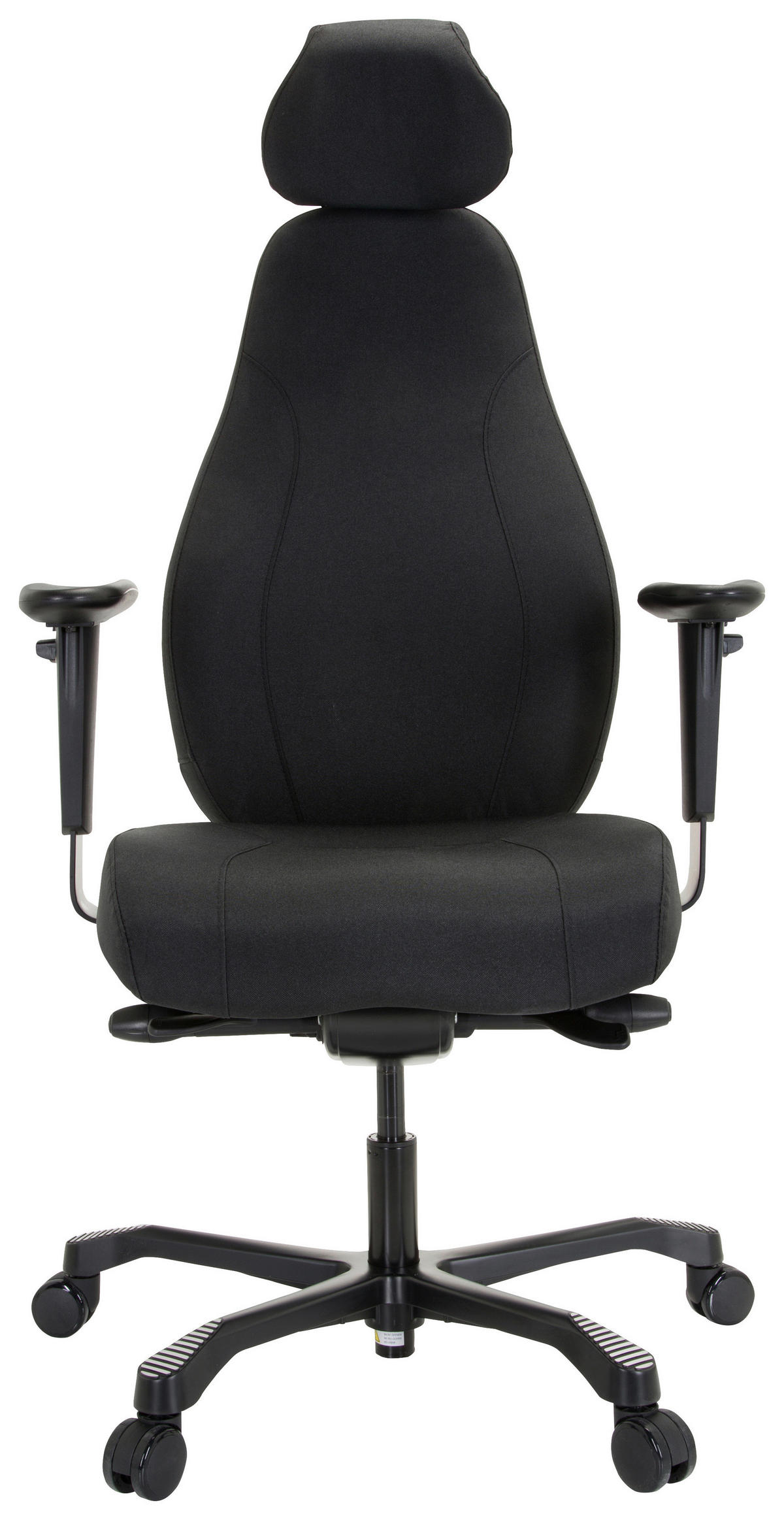 DREHSTUHL  in Flachgewebe Schwarz  - Schwarz, MODERN, Kunststoff/Textil (72/121/60cm) - MID.YOU