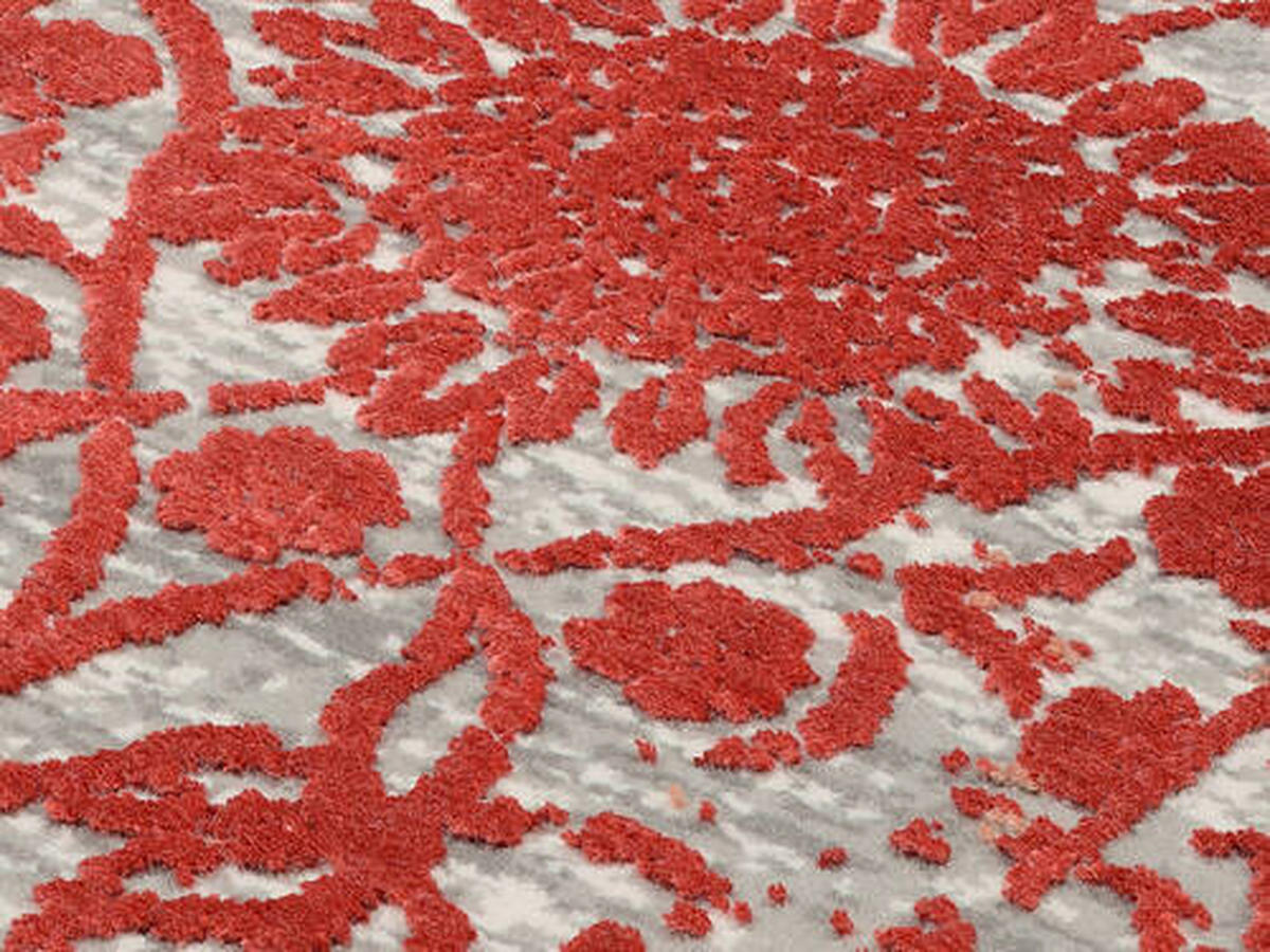 WEBTEPPICH 140/200 cm Rot  - Rot, Design, Textil (140/200cm) - Musterring