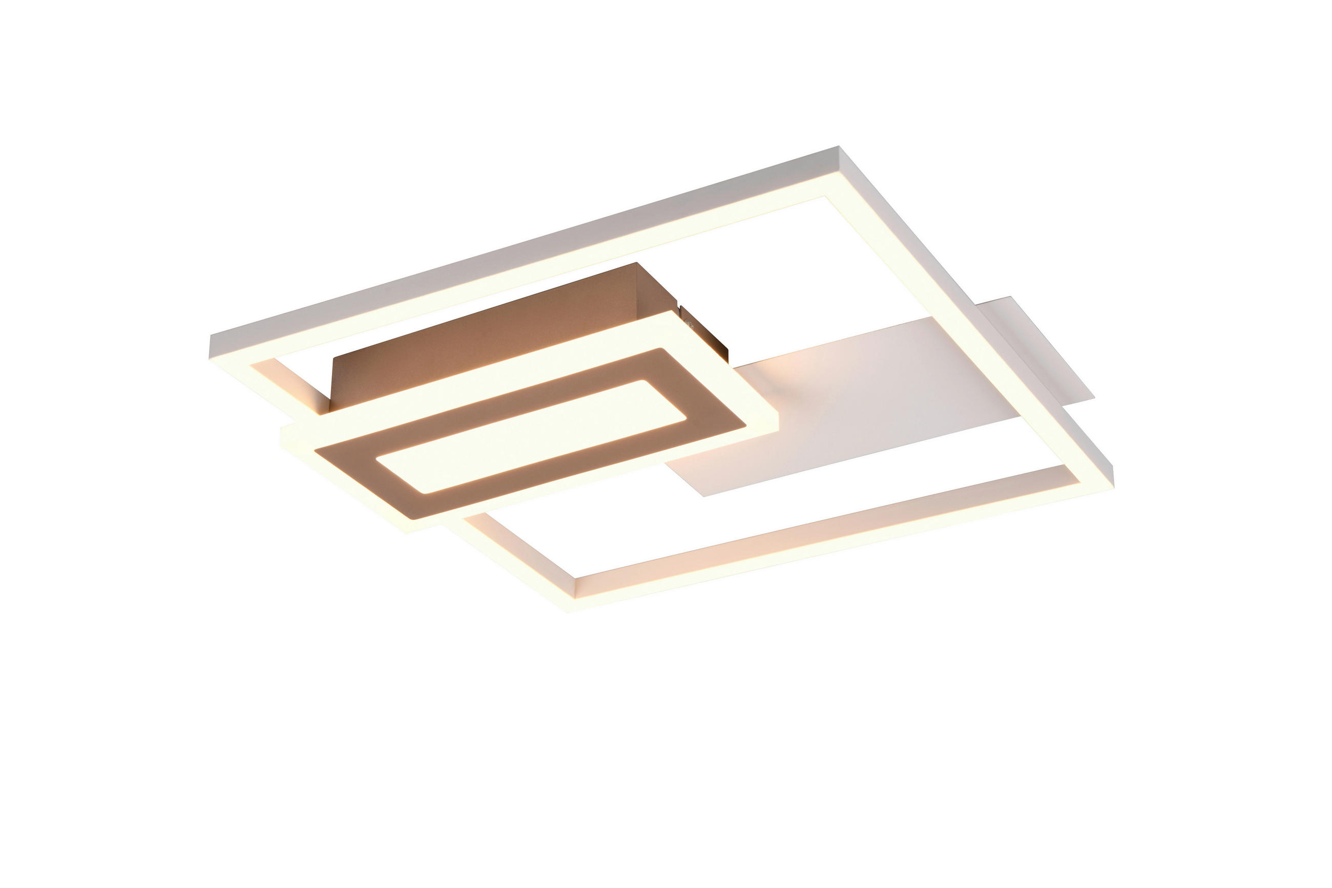 PLAFONIERĂ CU LED - cappuccino, Basics, metal (30,0/4,5/33,0cm)