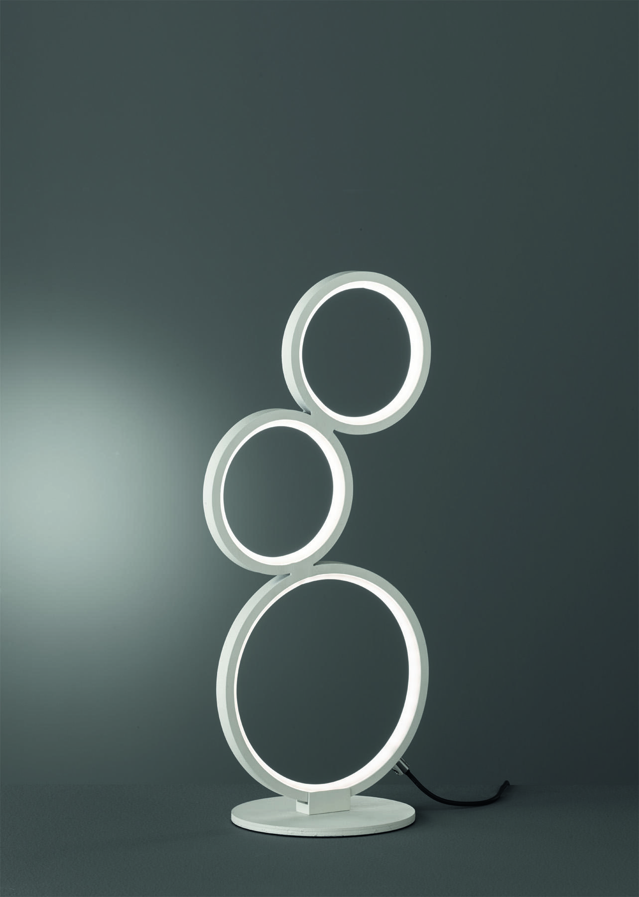 LED-TISCHLEUCHTE - Weiss, Design, Metall (20,7/15/45cm) - Trio Leuchten