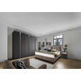 BOXSPRINGBETT 180/200 cm  in Braun  - Schwarz/Braun, Design, Leder/Holz (180/200cm) - Novel