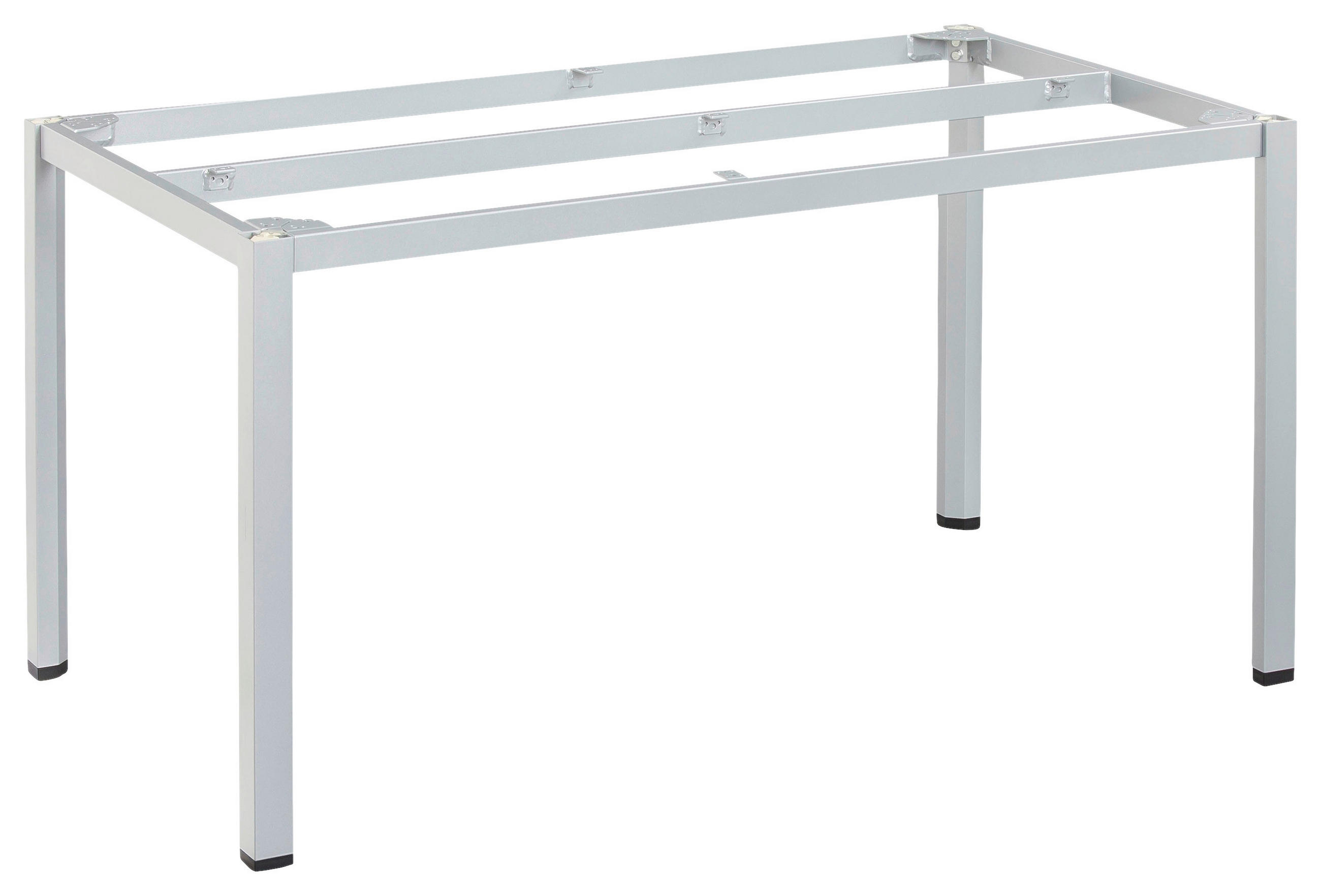 TISCHGESTELL 138/68/73 cm  Metall Silberfarben  - Silberfarben, Metall (138/68/73cm) - Kettler