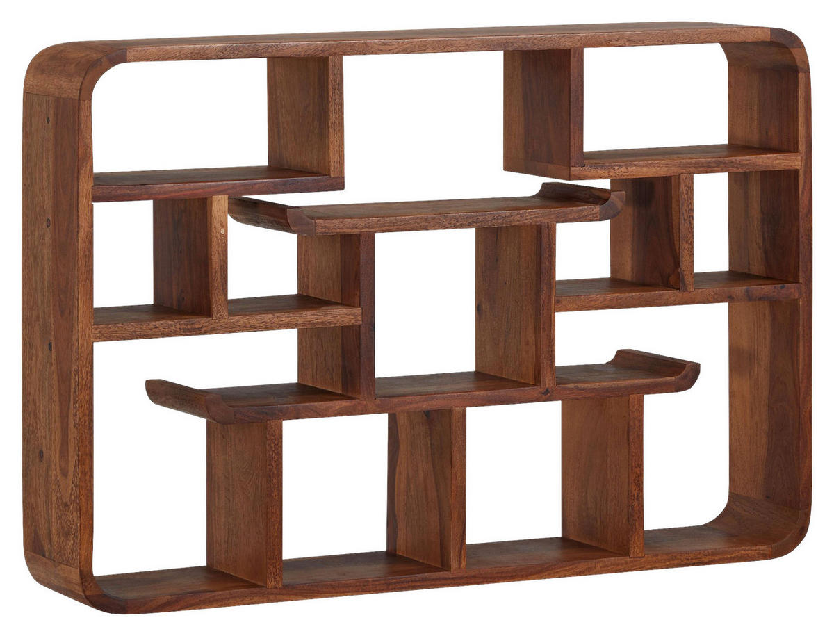 WANDREGAL 80/55/15 cm  - Sheeshamfarben, MODERN, Holz (80/55/15cm) - MID.YOU