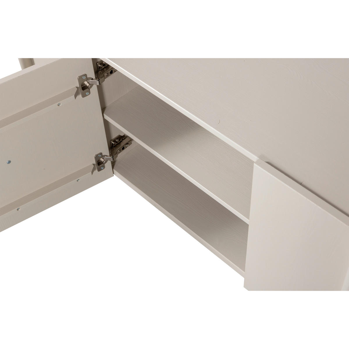 LOWBOARD Basu 152/53/46 cm   - Grau, Design, Holz (152/53/46cm) - Livetastic