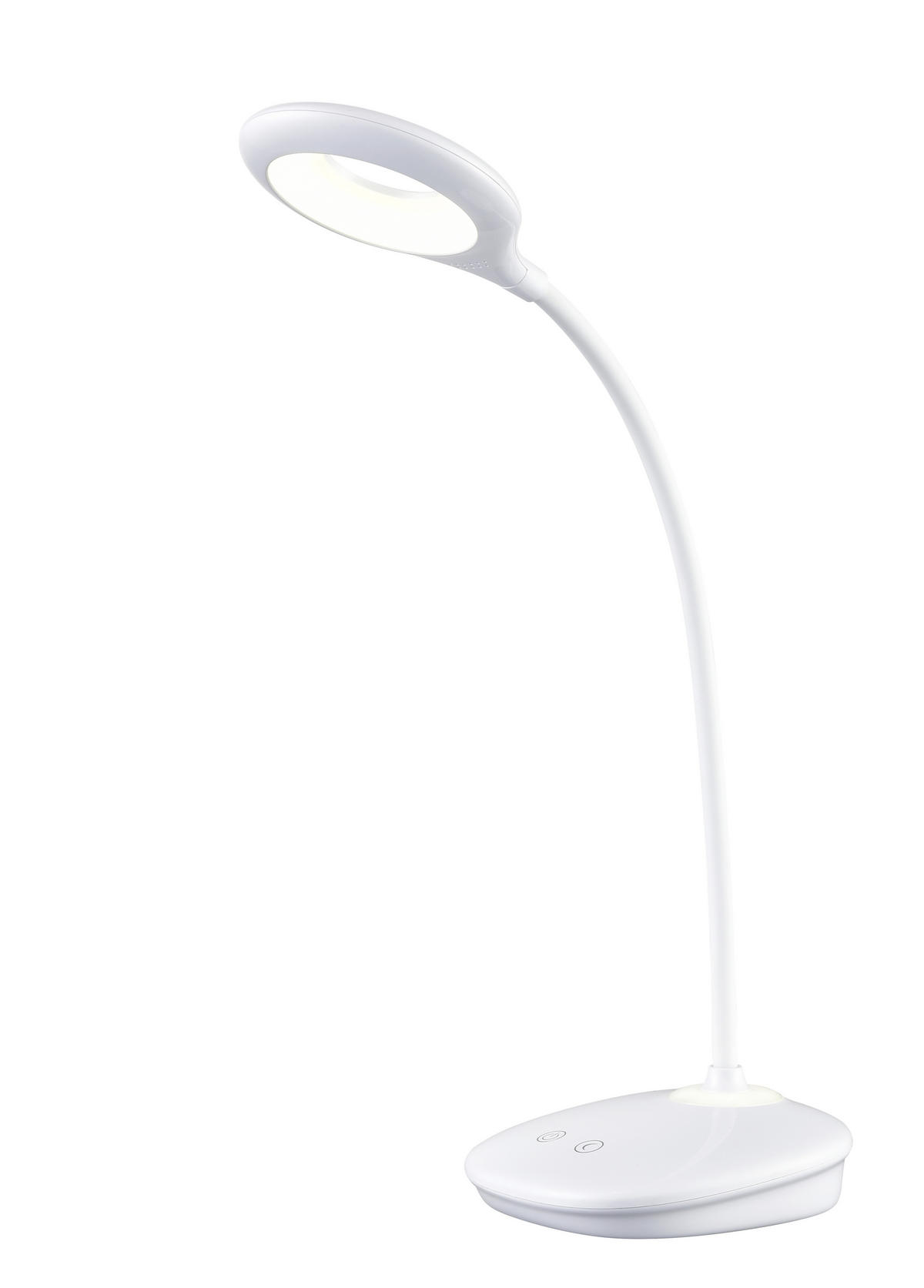 LED-SCHREIBTISCHLEUCHTE - Weiss, Basics, Kunststoff (11/43,5/12cm) - Boxxx