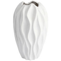 VAS 29 cm  - vit, Basics, keramik (16/29/16cm) - Ambia Home
