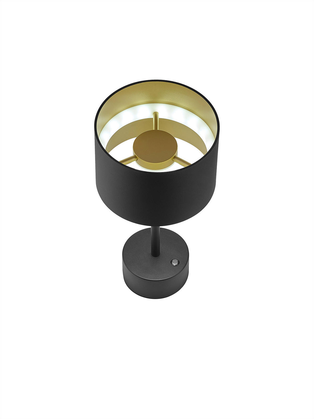 LED-TISCHLEUCHTE LOOP 15/30 cm   - Goldfarben/Schwarz, MODERN, Metall (15/30cm) - Musterring