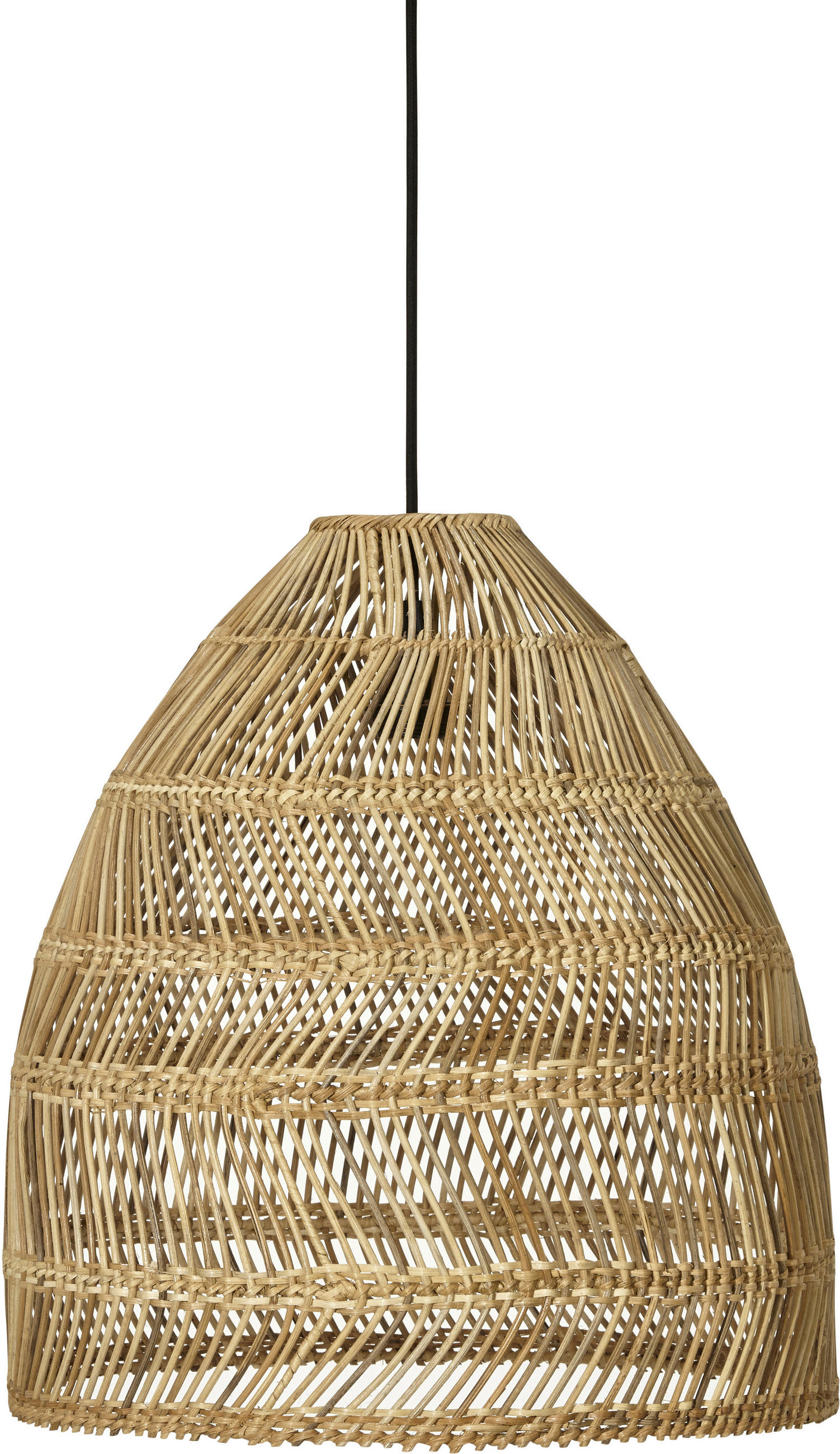 HÄNGELEUCHTE 53/59,5/53 cm  - Naturfarben, Natur, Naturmaterialien (53/59,5/53cm)