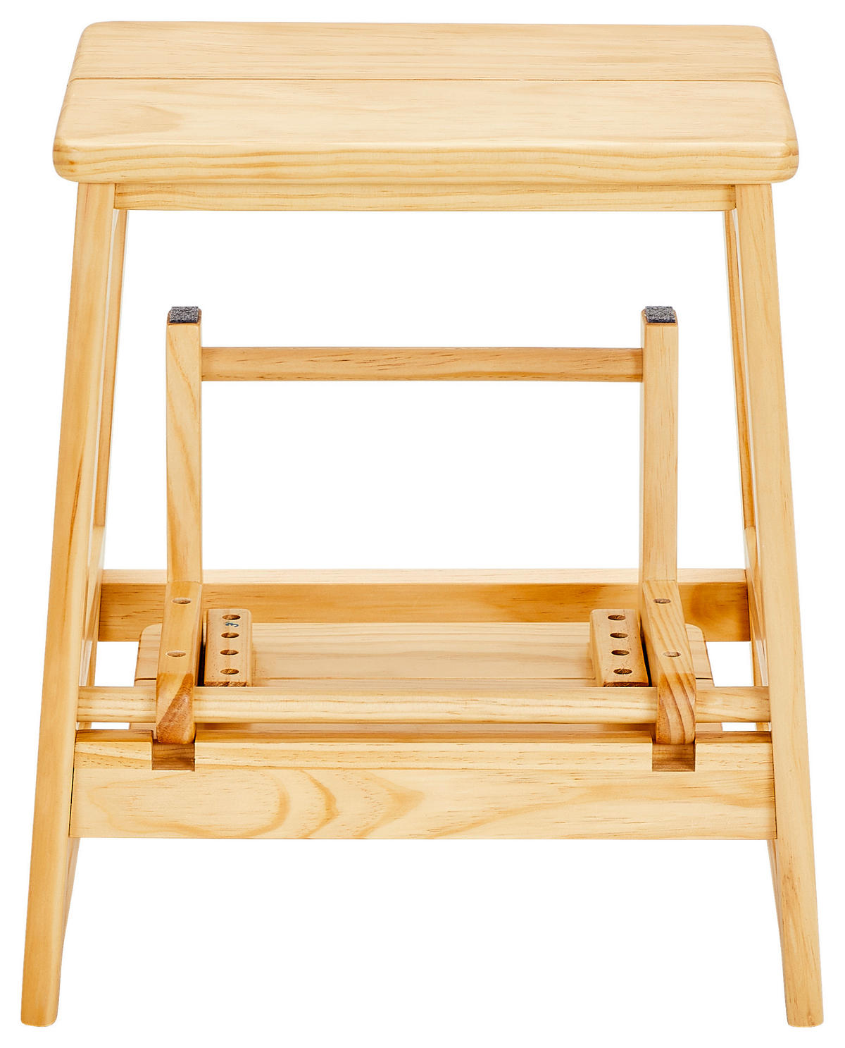 KLAPPHOCKER Naturfarben  - Naturfarben/Pinienfarben, KONVENTIONELL, Holz (43/48/50cm) - MID.YOU