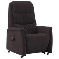 FERNSEHSESSEL in Mikrofaser Mokka  - Schwarz/Mokka, Konventionell, Kunststoff/Textil (70/107/88cm) - Livetastic