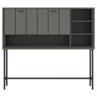 BAR Schwarz, Grün, Grau  - Schwarz/Grau, Design, Holzwerkstoff/Kunststoff (127/112,5/40cm) - Carryhome