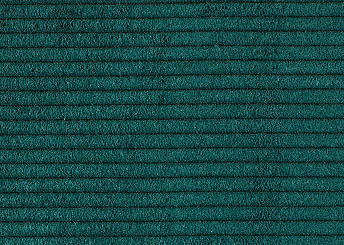ECKSOFA in Feincord Grün  - Schwarz/Grün, Konventionell, Textil/Metall (219/311cm) - Hom`in