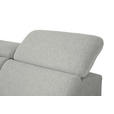 ECKSOFA in Webstoff Olivgrün  188/296 cm  - Schwarz/Olivgrün, Design, Textil/Metall (188/296cm) - Xora
