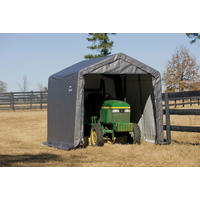 ZELTGARAGE 300/240/300 cm  - Grau, Basics, Kunststoff (300/240/300cm) - Ambia Garden