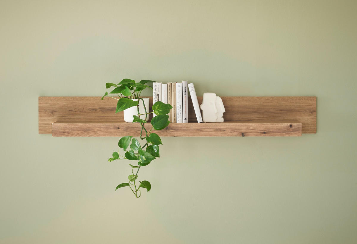 WANDBOARD Holzwerkstoff Eichefarben  - Eichefarben, Design, Holzwerkstoff (150/20/18cm) - Livetastic