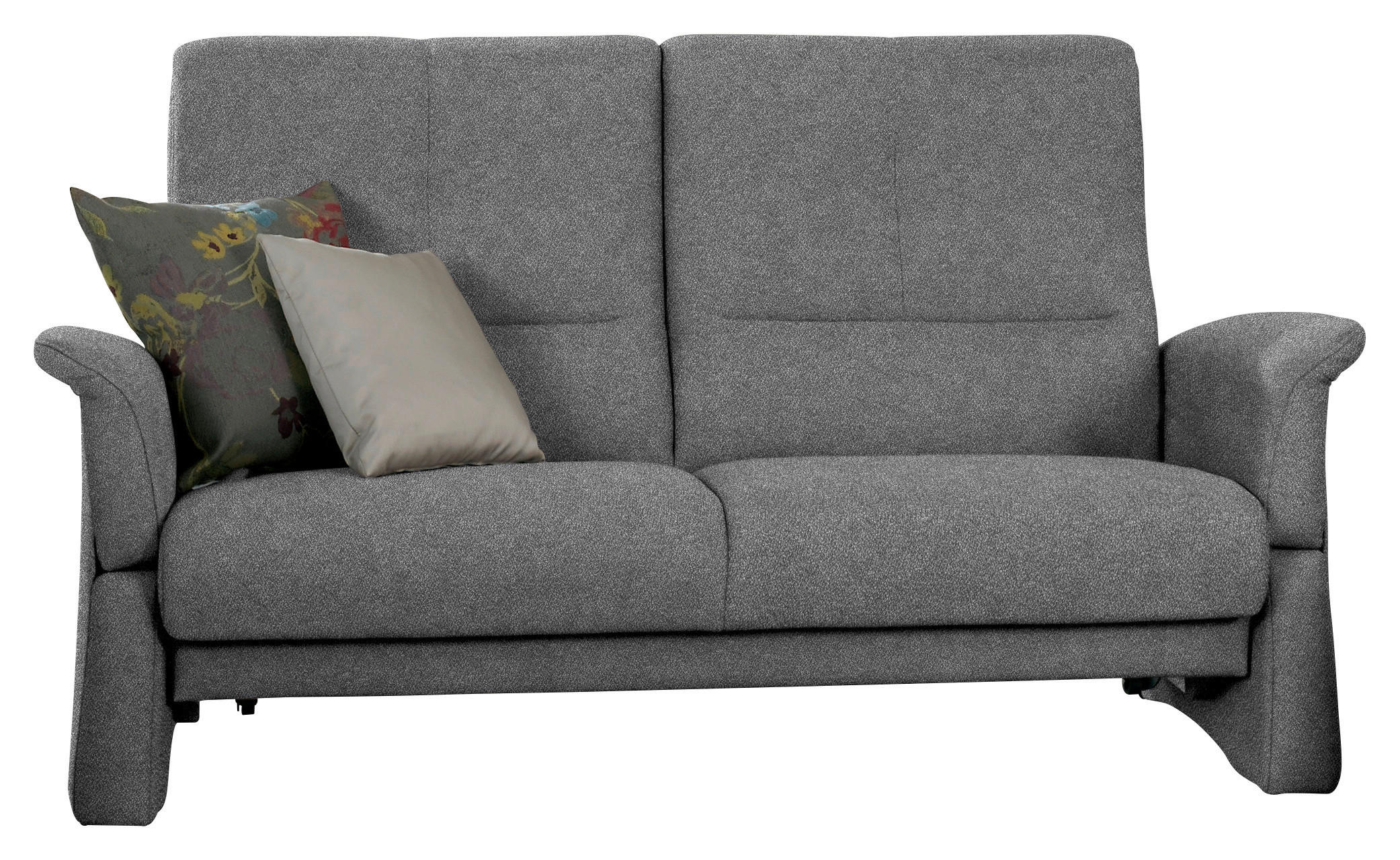 2,5-SITZER Dunkelgrau  - Dunkelgrau/Schwarz, Design, Kunststoff/Textil (162/100/86cm) - Himolla