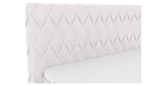BOXSPRINGBETT 160/200 cm in Greige - Greige/Schwarz, KONVENTIONELL, Textil/Metall (160/200cm) - Carryhome