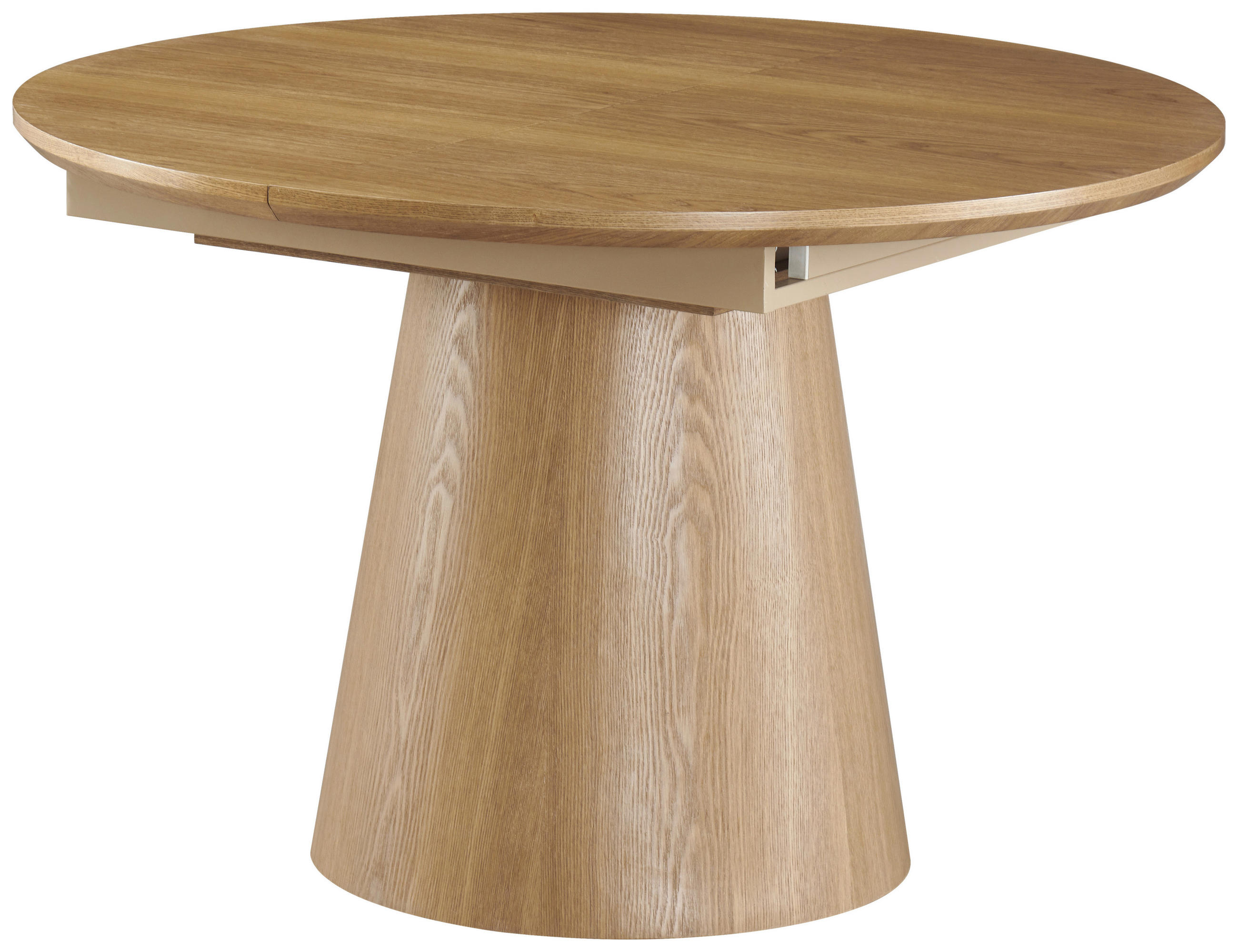 Masă din lemn, material pe bază de lemn 120-160/120/76 cm