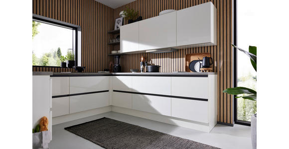 EINBAUKÜCHE   - Weiß, Design, Holzwerkstoff - Novel