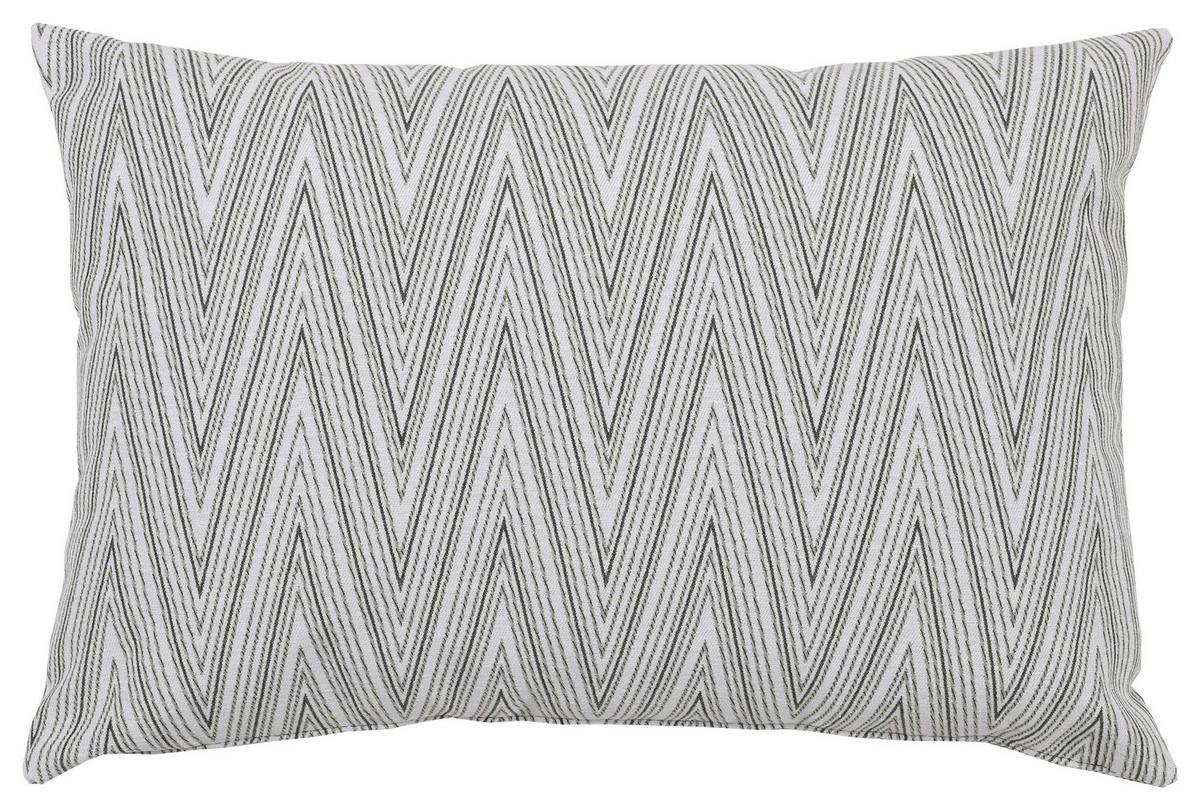 ZIERKISSEN in Grün Fischgrät 40/60 cm  - Grün, Basics, Textil (40/60cm)