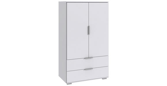 HIGHBOARD , 81/140/40 cm, 2 Schublade(n)  - Silberfarben/Alufarben, KONVENTIONELL, Holzwerkstoff/Kunststoff (81/140/40cm) - Carryhome