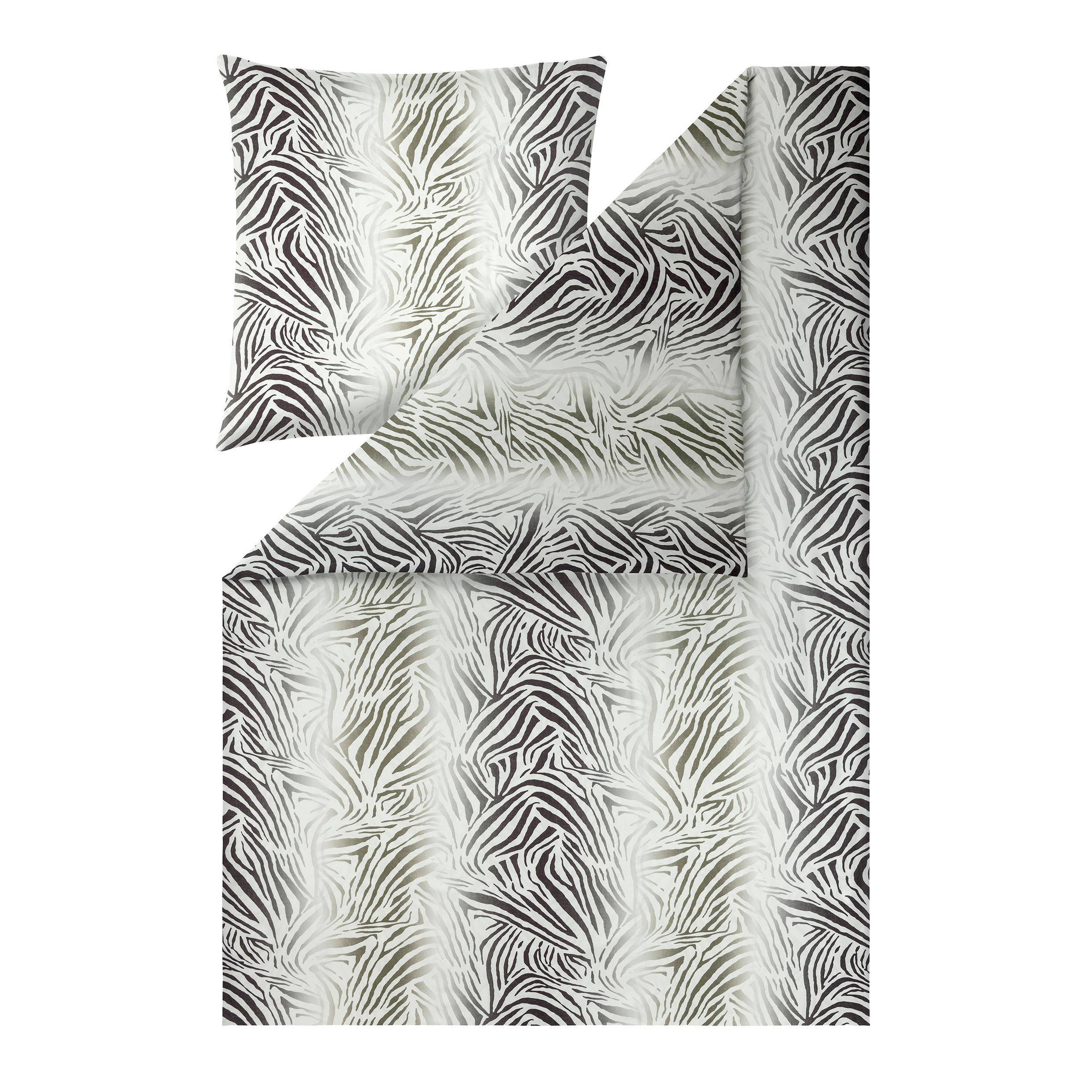 BETTWÄSCHE Impulse 135/200 cm  - Dunkelgrün, Design, Textil (135/200cm) - Estella