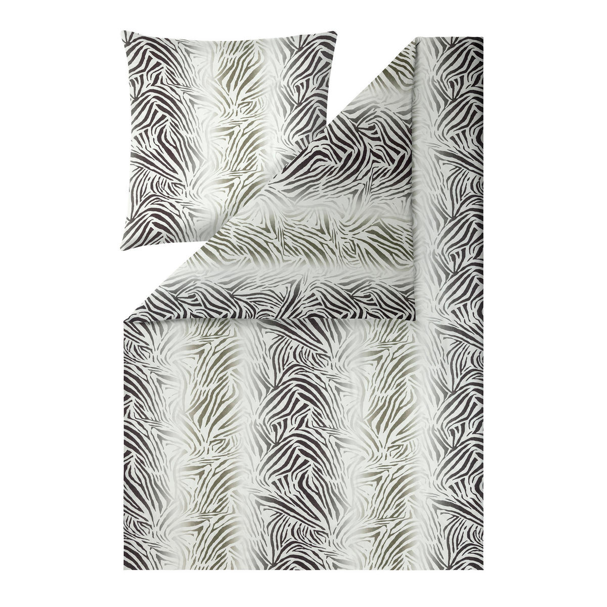 BETTWÄSCHE Impulse 135/200 cm  - Dunkelgrün, Design, Textil (135/200cm) - Estella